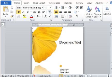 Student Report Maker Template for Word 